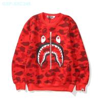 ราคา โอซี BAPE BAPE แบรนด์อินเทรนด์ฉลามแขนยาวฤดูใบไม้ร่วงและฤดูหนาวเสื้อยืดลายพรางนักเรียนลำลองผ้าฝ้ายแท้แจ็คเก็ตมีฮู้ดหัวลิงสไตล์คู่ (20534408667)