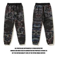 ราคา BAPE กางเกงวอร์มลายพรางรังผึ้งกางเกงลำลองสีดำ สี M 3XL (20714349724)