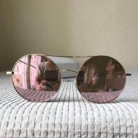 ราคา แว่นตา CalvinKlein CK2156S สวยใหม่ แว่นตา CalvinKlein Round Sunglasses สวยมากๆรุ่นนี้พลาดไม่ได้ อุปกรณ์ครบ พร้อมกล่องผ้าเช็ดแว่น กันแดดกันยูวี 100 Size 54 (1178222512)