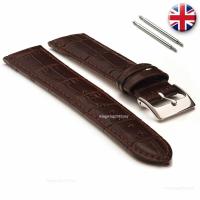 ราคา สายนาฬิกาข้อมือ หนังจระเข้แท้ ขนาด 10 มม 12 มม 14 มม 16 มม 18 มม 20 มม 24 มม สําหรับผู้ชาย และผู้หญิง WYUE (19215524530)