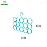 ราคา HANGROO I023 ไม้แขวนผ้าพันคอ ไม้แขวนเสื้อ ไม้แขวน ไม้แขวนผ้า 15ห่วง (5190176494)