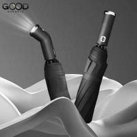 ราคา XIAOMI Mijia WD1 Automatic Umbrella ร่ม ร่มอัตโนมัติ ร่มกันแดด ร่มกันฝน เปิดปิดอัตโนมัติ ร่มมีไฟฉาย ส่องทางได้ (20363046935)