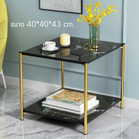 ราคา Diamond โต๊ะรับแขก โต๊ะกลางโซฟา โต๊ะกาแฟ ลายหินอ่อน 2 ชั้นโต๊ะกลาง Modern Luxury โต๊กลม โต๊ะสี่เหลี่ยม โต๊ะเข้ามุม พร้อมส่ง (20541489154)
