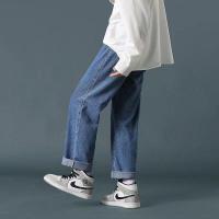 ราคา กางเกงวินเทจชาย ยีนส์ผู้ชายขากระบอก เนื้อผ้ายีนส์ล้างน้ำ ทรงหลวม วินเทจชาย กางเกงยีนขากระบอก กางเกงยีนส์ชาย (17462417535)