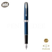 ราคา PARKER ปากกาป๊ากเกอร์ หมึกซึม ซอนเน็ต น้ำเงินคลิปเงิน PARKER Sonnet Fountain Pen Blue Lacquer CT (1170972147)