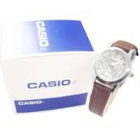 ราคา กล่อง คู่มือ casio สายหนัง กันน้ำ สีน้ำตาล นาฬิกาข้อมือผู้หญิงและผู้ชาย นาฬิกาคาสิโอ้ ควอตซ์หญิง นาฬิกาcasio RC611 2 (12364234989)