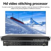 ราคา 3x3 HDMI Video Wall Controller HD Processor MultiScreen Stitching 1920x1080P60Hz 1 In 9 Out TV Splicing Box Splicer 180 Flip (19535890483)