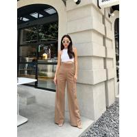 ราคา งานป้านพรมทอง PT028 1 Claudia V 2 classy pant (19622295156)