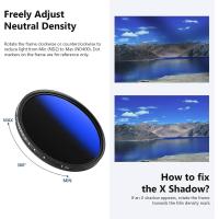 ราคา Neewer ตัวกรองปรับสัญญาณตัวแปร52มม ND2 400 ND ND2เพื่อ ND400ความหนาแน่นเป็นกลางตัวกรองสำหรับ Nikon โซนี่แคนนอนกล้อง DSLR Panasonic Olympus ด้วยด้าย52มม เช่น Nikon D5300 D5200 D5100 (20025082118)