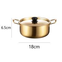 ราคา หม้อเกาหลี หม้อสแตนเลส หม้อต้มรามยอน หม้อต้มมาม่า หม้อทองเหลือง หม้อเกาหลีทอง หม้อสองหู korean pot ร้อนเร็ว ใช้งานง่าย ไม่ไหม้ง่าย Simplemall (20227796962)