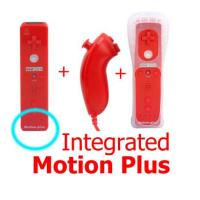 ราคา Built in Motion Plusรีโมทคอนโทรลไร้สายGamepad ControllerสำหรับNintend Wii NunchuckสำหรับNintend Wii Remote Controleจอยสติ๊กJoypad (20946180073)