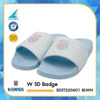 ราคา K Swiss Collection รองเท้าแตะ รองเท้าลำลอง รองเท้าแบบสวม สำหรับผู้หญิง เคสวิส W SD Badge SDST220601 WH BKWH BLWH GRWH 590 (15878829645)