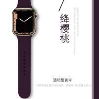 ราคา Suitable for applewatch apple watch strap iwatchS8 liquid silicone sports strap official new color 1 2 3 4 5 6 7 se universal 41mm45mm Nike strap for men and women (19093883005)