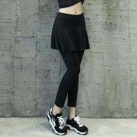 ราคา กางเกงโยคะไซส์ใหญ่กางเกงกระโปรงซับในคล้ายใส่สองชิ้นกางเกงกีฬาชุดฤดูร้อนสำหรับสาวอวบ200กก กางเกงวิ่งออกกำลังกายแห้งเร็ว (11115467123)