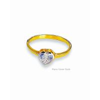 ราคา แหวน แหวนเพชรหัวใจ 0327 รุ่นเคลือบทองหนาพิเศษ หนา 5 ไมครอน แหวนเพชรcz แหวนทองไมครอน แหวนทองสวย แหวนใส่ออกงาน แหวน (11083842520)