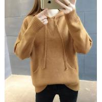 ราคา YM เสื้อสเวตเตอร์มีฮู้ดไหมพรมนุ่มนิ่มสไตล์เกาหลี เสื้อ Sweater เสื้อกันหนาวไหมพรม เสื้อไหมพรมผู้หญิง เสื้อฮู้ดเกาหลี พร้อมส่งจากไทย (16041188681)