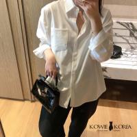 ราคา Kowie Korea jaspal 053 เสื้อเชิ้ตสีพื้น แขนยาวคอปก (3919956892)