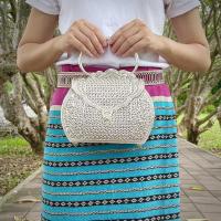 ราคา ฮักเงินน่านพร้อมจัดส่ง กระเป๋าตอกลายดอกพิกุล กระเป๋าเงินแท้ 92 5 เครื่องเงินเมืองน่าน กระเป๋าถือออกงานกับชดผ้าซิ่น (20816287588)