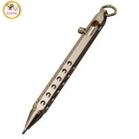 ราคา 13cm Professional Handmade Metal Sign Pen Multifunctional Retro Hexagonal Tactical Pen Gel Pen (20693625897)