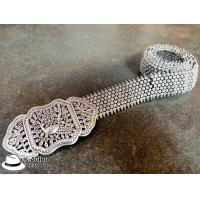 ราคา เข็มขัดใส่กับผ้าถุง เข็มขัดชุดไทย เข็มขัดนาก ลายดอกพิกุล หัวเข็มขัดฉลุลายไทย (8122198815)