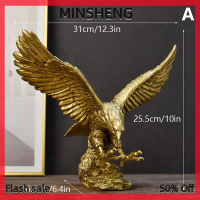 ราคา MIH COD ของสะสมรูปปั้นนกอินทรีสีทองรูปสัตว์ของตกแต่งบ้าน (20207851198)