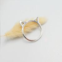 ราคา แหวนหูแมว ตัวหนา แหวนเงินแท้ 92 5 แหวนแฟชั่น ดีไซน์โมเดิร์น ใส่เท่ๆ สำหรับคนรักแมว แหวนเงินแท้ 100 Major silver (5974736426)