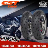 ราคา ยางยี่ห้อ CST รุ่น CM SC01 ขนาด 110 80 14 120 70 15 140 60 13 140 70 14 ไม่ต้องใช้ยางใน (20850372192)