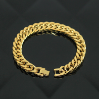 ราคา By Chae หน้ากว้าง 10 มิล สีทองเงา เลสข้อมือ สร้อยข้อมือเลส ข้อมือสแตนเลส สร้อยข้อมือ สแตนเลส สร้อยข้อมือชาย สร้อยข้อมือ สร้อยข้อมือคู่ (833010635)