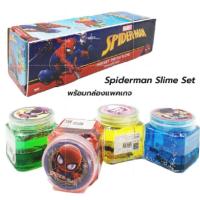 ราคา สไลม์ สลาม MARVEL Spiderman ลิขสิทธิ์แท้100 ตุ๊กตา spiderman 4 แบบ 4 สี สไลม์เซอร์ไพรส์ สลาม ของเล่นเด็ก (17050085437)