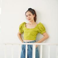 ราคา weerin Dolly crop เสื้อครอปลูกไม้ เสื้อแขนตุ๊กตา เสื้อลูกไม้แขนตุ๊กตา เสื้อแขนพอง มี5สี (8838167983)