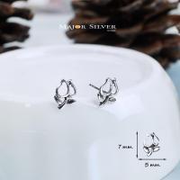 ราคา Silver 925 earring ต่างหูเงินแท้ 925 ต่างหูมินิมอล น่ารักๆ ต่างหูเงินแท้100 (4742596085)