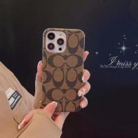ราคา Coach พิมพ์เคสแข็งครึ่งแพ็คสำหรับ iPhone 14 pro max 14max 14plus 13 pro max X 12pro 7 8 plus XR Xs Max 11 Pro Max (20593424353)