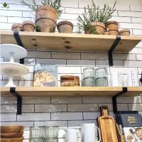 ราคา ชั้นวางของสีดำแบบติดผนังฉากฮาร์ดแวร์สำหรับวางบนชั้นหนังสือเหมาะสำหรับชั้นหนังสือที่แขวนรองเท้าฉากฮาร์ดแวร์ติดผนังสีดำสำหรับงานหนักชั้นวางหนังสือที่ยึดกับชั้นวางหนังสือที่แขวนรองเท้า JS 024 MY (2048326