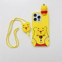 ราคา สำหรับ Xiaomi Redmi 10 Redmi 10C Redmi Note 9 Redmi 9 Redmi 9A Redmi 9C Redmi 10X Redmi Note 10 Pro Redmi Note 11 Redmi Note 11 Pro น่ารัก Winnie ช้อนส้อมมีดหมีพูห์3ชิ้นเคสโทรศัพท์ซิลิโคนลายการ์ตูน (2