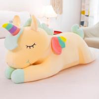 ราคา ของตกแต่งสำนักงานในสำนักงานอย่างนุ่มนวลหมอนผ้ากำมะหยี่สำหรับตกแต่งโซฟาที่บ้านของขวัญสำหรับเด็ก Kado Ulang Tahun ของเล่นสำหรับสัตว์เลี้ยงของเล่นม้าสัตว์ยูนิคอร์นยัดไส้ของเล่นตุ๊กตาของเล่นกำมะหยี่ขนยาวต