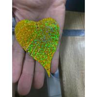 ราคา เลื่อมใบไม้สีทองขนาด95มิลเกรดเอ งานดี สีสวย 200ใบ (20861253722)