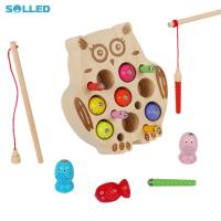 ราคา Magnetic Fishing Game Cat Shape Fishing Toy Early Educational Parent child Game Toy For Boys Girls Gifts (20859615487)