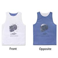 ราคา เสื้อสายเดี่ยวแขนกุดสำหรับผู้ชายเสื้อกล้ามกีฬาแห้งเร็ว Rompi Basket สองด้านแบรนด์ทันสมัยสำหรับฤดูร้อน (20730903000)