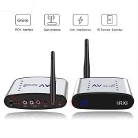 ราคา PAT 225เครื่องส่งสัญญาณและตัวรับสัญญาณ AV ไร้สาย2 4G 100M ตัวส่งภาพและเสียงเครื่องรับสัญญาณ Signal เครื่องขยายสัญญาณรีโมต IR 3 RCA PAT220 (20091373398)