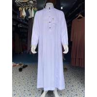 ราคา เสื้อโต๊ปสีขาว ชุดโต๊ปชาย ชุดมุสลิมชาย โต๊ปสีขาว (15890929778)