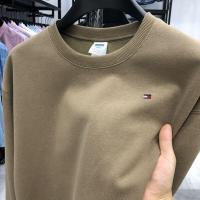 ราคา Tommy Hilfiger เสื้อสเวตเชิ้ตคอกลมทอมมี่แขนยาวแท้แบบอเมริกันสำหรับผู้ชายเสื้อยืดยาวถึงก้นผ้าฝ้ายลำลองสไตล์เกาหลีเรียบง่ายฤดูใบไม้ร่วง (20665783362)