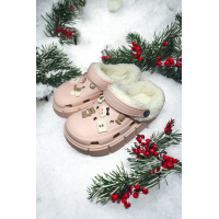 ราคา KiKi Shoes รองเท้าผู้หญิง แตะหัวโต เปิดส้น เสริมขนปุย กันหนาว แฟชั่นสุดชิค สำหรับฤดูหนาวนี้ สไตล์คร็อก Crocs พร้อมอะไหล่สุดน่ารัก (21170749244)