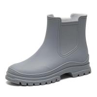 ราคา Women Chelsea Rain Boots Woman Simple Fashion Galoshes Waterproof Rubber Non slip Rainshoes Fishing Water Shoes Botas De Mujer (19805880166)