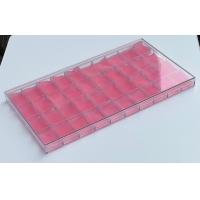 ราคา กล่องใส่พระพลาสติกกล่องใส่วัสถุมงคล กลกล่องเก็บพระมีฟองนำ้คละสี4สีจำนวนช่อง 40 ช่องใหญ่ (19199277049)