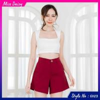 ราคา MissDaisy StyleNo 5023 กางเกงขาสั้น Shorts Fabric Double Poplin เนื้อผ้านุ่มและยืดหยุ่นได้ดีมากๆ เป็นขาสั้นทรงเอวกึ่งกลาง ต้นแบบจาก Zara (17699465518)
