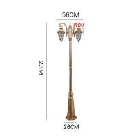 ราคา EASYHOME ที่ทันสมัยคู่หัวโคมไฟสนามหญ้ากลางแจ้งกันน้ำสวนโคมไฟวิลล่าตกแต่งสวนเสาสูงโคมไฟภูมิทัศน์โคมไฟไฟ LED (16637472329)