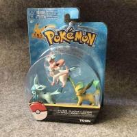 ราคา September TOMY Pokemon Anime Figures Eeveelution Showers Thunders Booster Eifie Blacky Leafia Glacia Sylveon Christmas Present Model Toys (16405414972)