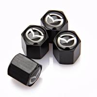 ราคา ฝาปิดจุกลมฝาจุกลมยางก้านล้อสแตนเลสรถ4ชิ้น เซ็ตสำหรับ Mazda 2 3 5 6 CX5 CX7ความเร็วสูง CX9 Ataxela Protege (17312255101)