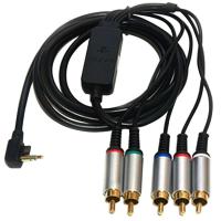 ราคา ชิ้นส่วนเอวีโทรทัศน์วิดีโอของ Fang Fang สายไฟตะกั่วสายเคเบิลต่อโทรศัพท์สำหรับ PSP 2000 3000 PSP2 9141 PSP3 สีดำ (220350044)