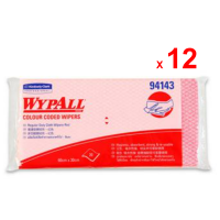 ราคา WYPALL แผ่นเช็ด ไวป์ออลล์ ฟูดเซอร์วิส ไวเปอร์ รหัสสินค้า 94143 สีแดง สินค้าคิมเบอร์ลี่ย์ คล๊าค ผลิตจากใยสังเคราะห์สปันเลส 12 ห่อ ห่อละ 20 แผ่น (21168522981)